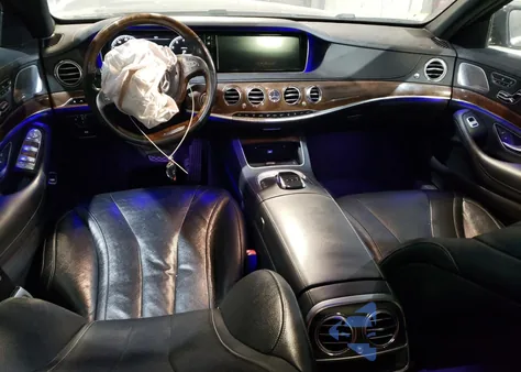 2015 Mercedes-Benz S 550 4Matic из США, поврежденный, VIN WDDUG8FB3FA161374